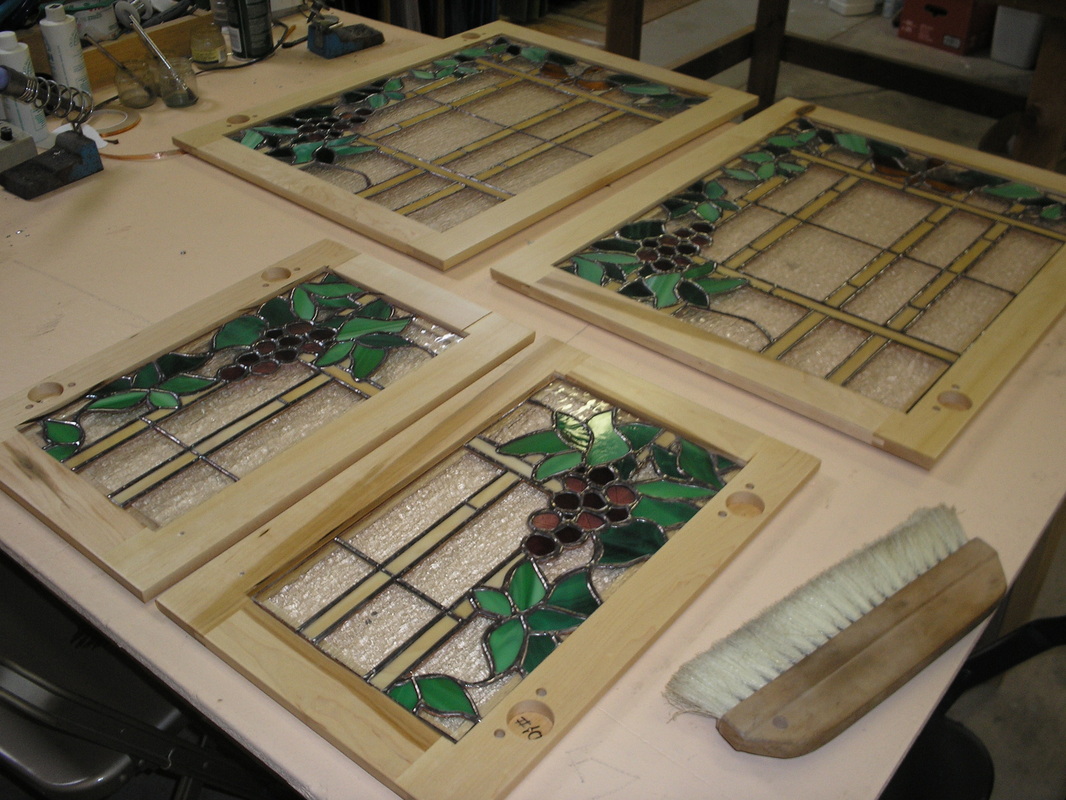 Picture of California Stained Glass Kitchen Panels