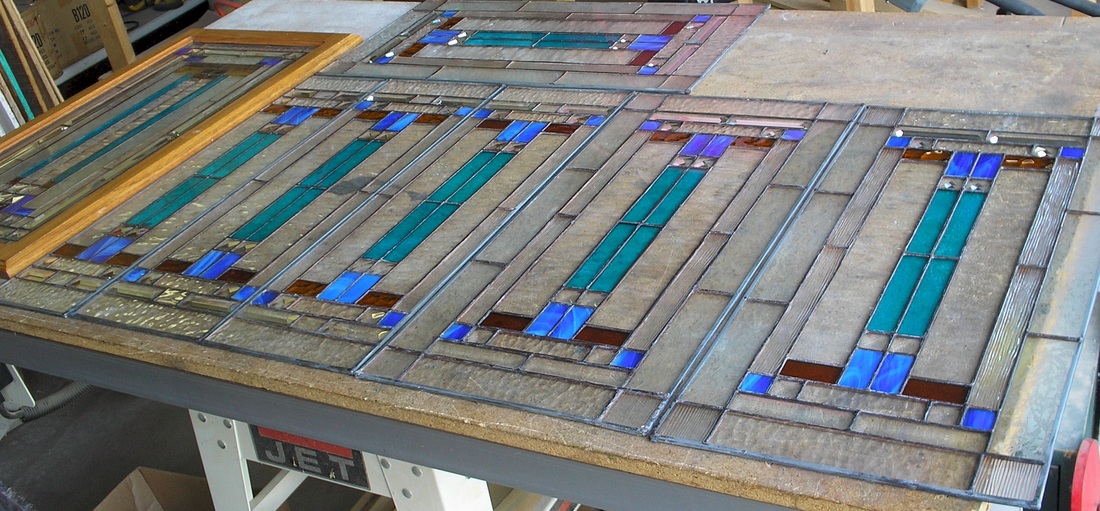 Picture of Stained Glass Panels For Kitchen