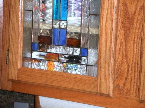 Picture of Stained Glass Panels For Kitchen detail